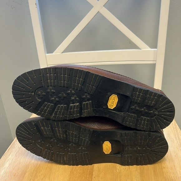 Allen Edmonds Flagstaff Brown Pebbled Leather Penny Loafer Vibram Size 1… - Picture 12 of 12